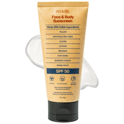 Sky and Sol Face & Body Sunscreen(SPF 50)