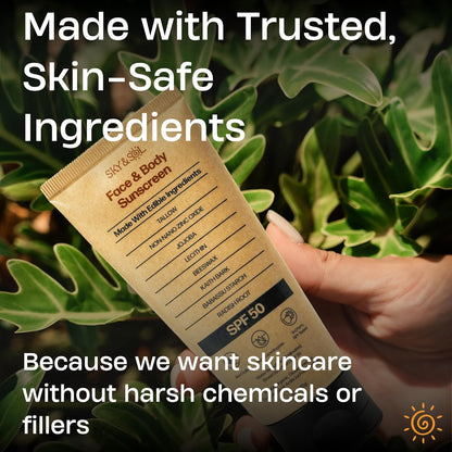 Sky and Sol Face & Body Sunscreen(SPF 50)